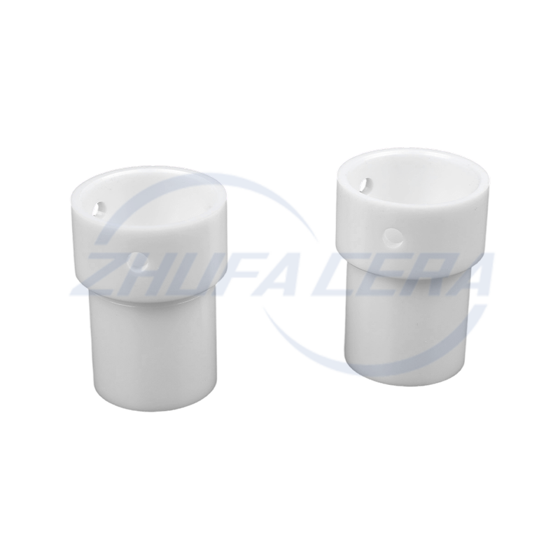 Alumínium-oxid T-alakú fúrt kerámia cső